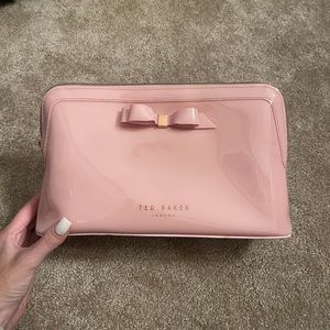 Ted Baker patent leather makeup bag